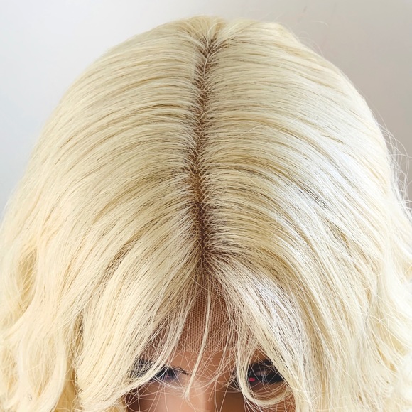 Long Gorgeous Blonde Lace Front Synthetic Wig for Everyday Wear or Events - Picture 3 of 14